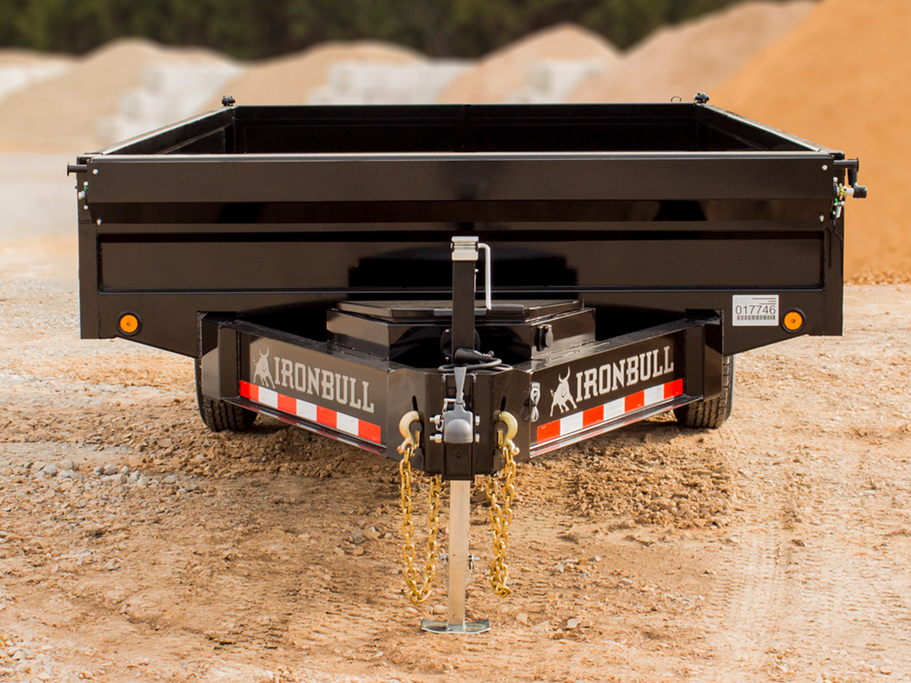 ON SALE - Iron Bull 8.5x16 TripAx 21K DOD Deckover Dump Trailer - DDP